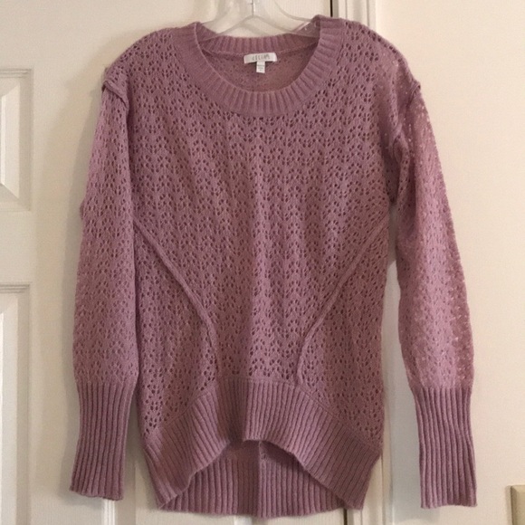 ‼️LAST DAY‼️ dELiA*s Pointelle Hi-Lo Sweater - Picture 4 of 7